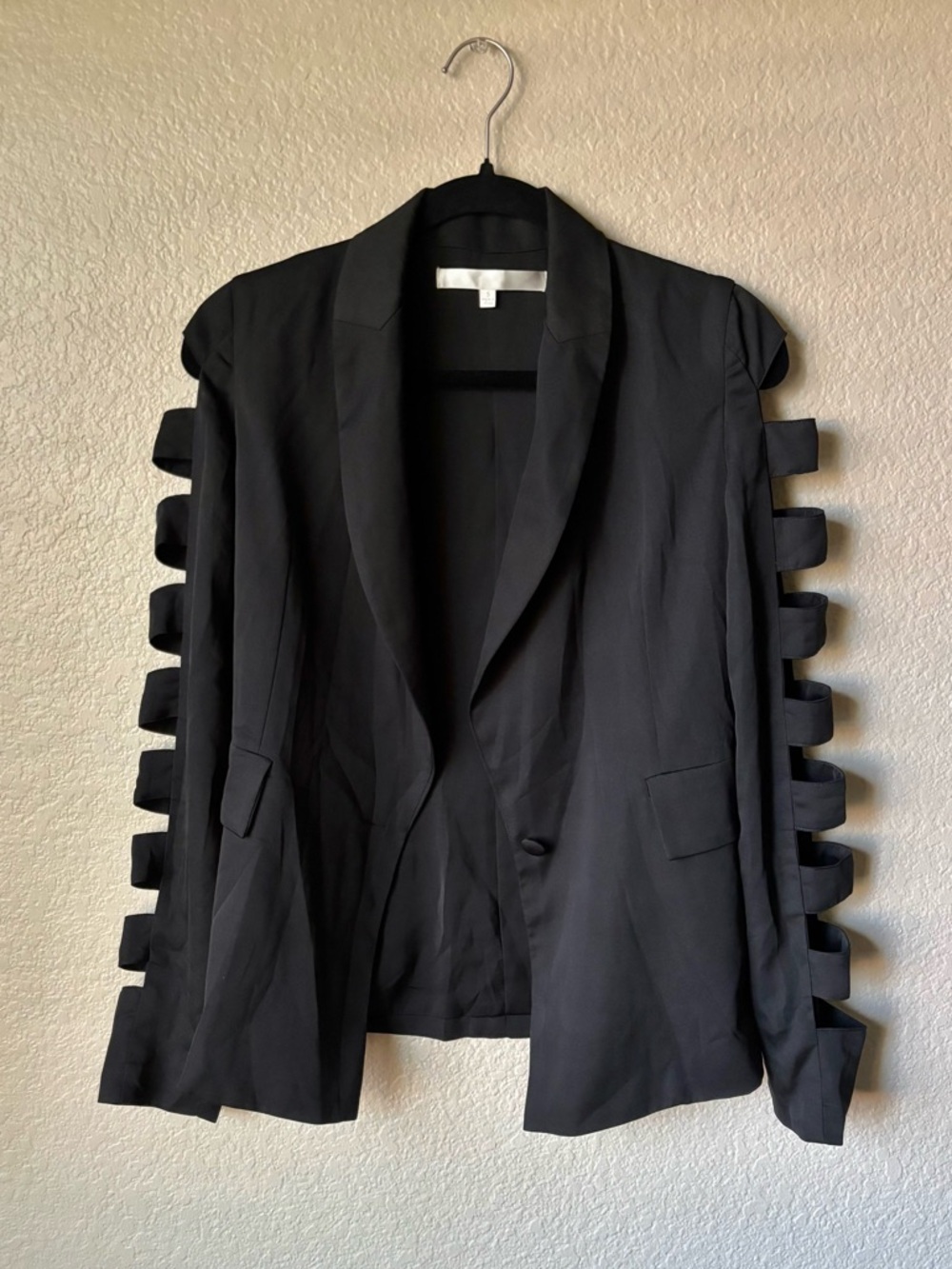 Cutout Sleeve Blazer